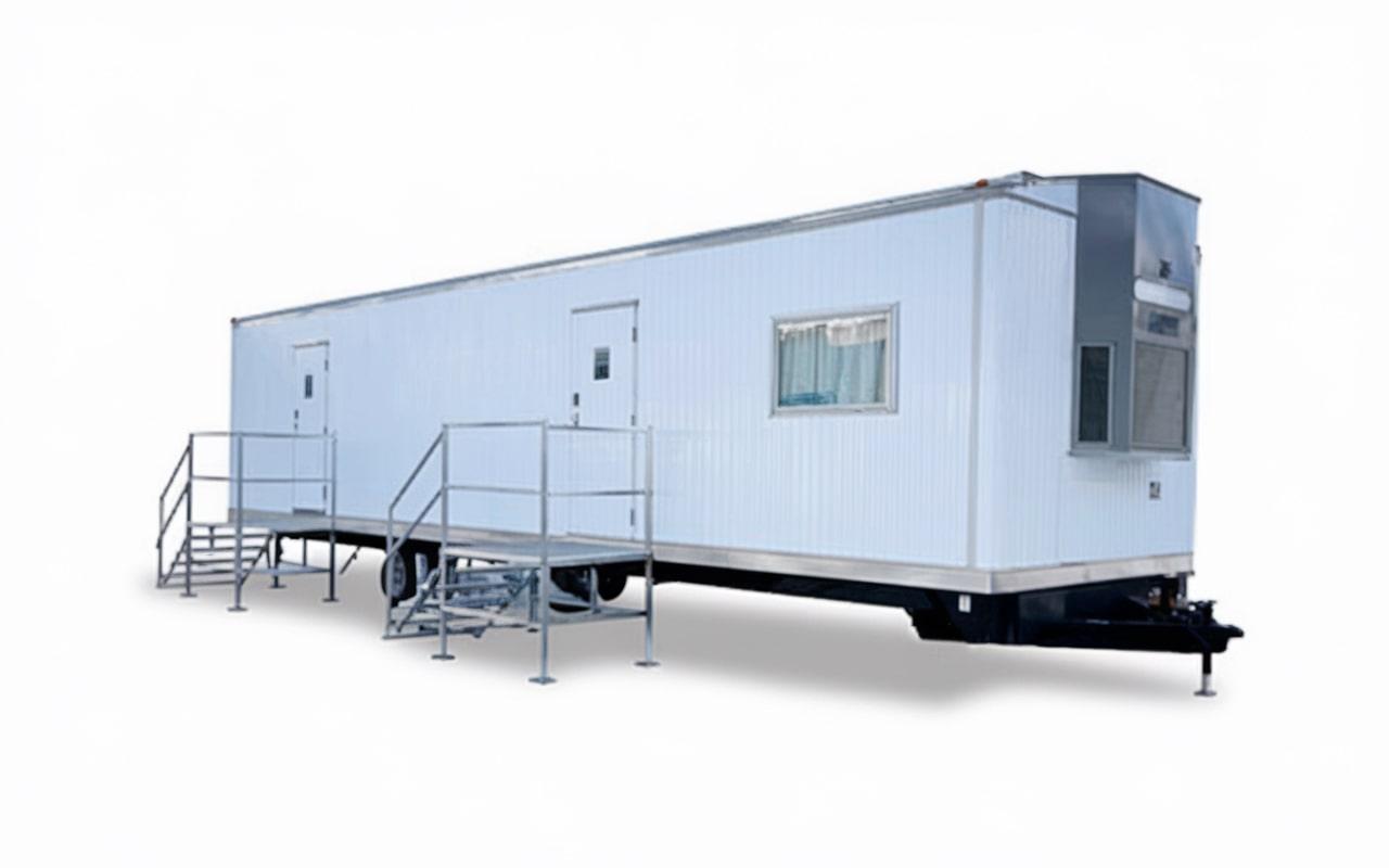 our office trailers are designed to be energy-efficient and environmentally friendly